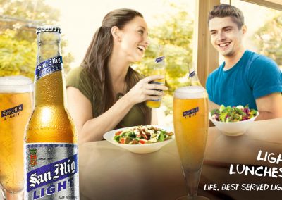 Light Lunches - San Mig Light