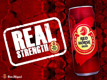 Real Strength Red Horse Beer