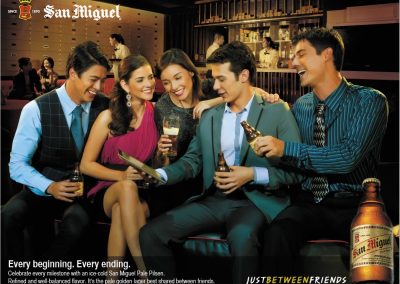 Every beginning. Every ending. San Miguel poster