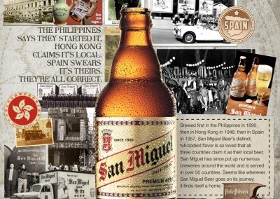 San Miguel Beer poster