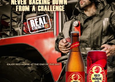 Red Horse Beer Advertisement